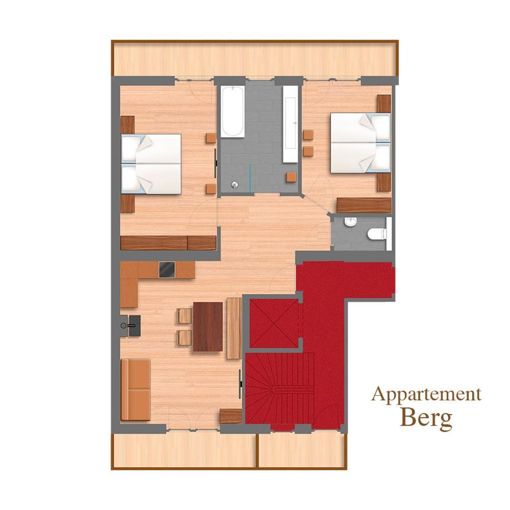 Appartements Innerthal Inneralpbach Eksteriør bilde