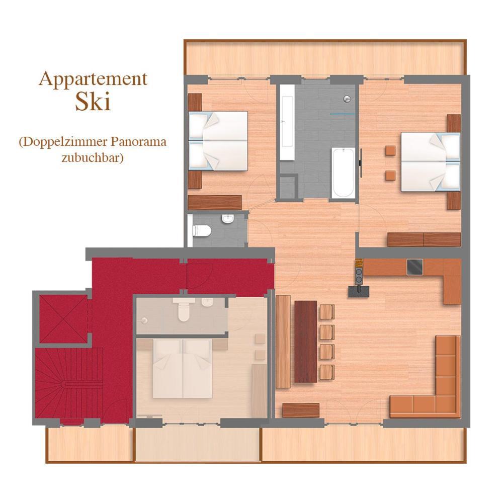 Appartements Innerthal Inneralpbach Eksteriør bilde
