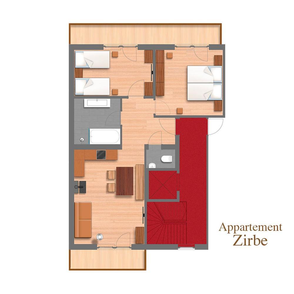 Appartements Innerthal Inneralpbach Eksteriør bilde